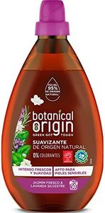 Botanical Origin Suavizante Ecológico para Ropa Fragancia Jazmín Fresco y Lavanda Silvestre, 50 lavados, Embalaje puede variar
