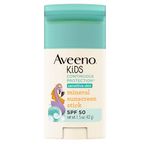 Aveeno Kids Continuous Protection Mineral Sunscreen Stick Spf 50 For All Skins, 42G