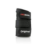 Pro Bowl Original Leather - Bowling Wrist Support - Stabilised Wrist Bandage - Protects - Helps Prevent Injury - Shorter Recovery Time - Right Hand - L