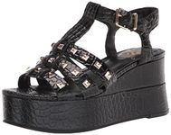 Vince Camuto Women's Footwear Women's Vince Camuto Kabria Wedge Sandal, Black, 4 UK