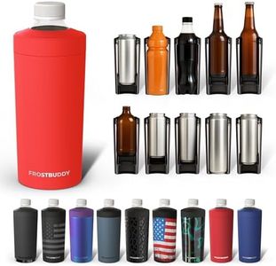 Frost Buddy Universal Buddy XL Can Cooler Fits 12-ounce, 16-ounce, 20-ounce, and 24-ounce Cans and Bottles - Keep Your Drinks Refreshingly Chilled for over 12 hours (Red)