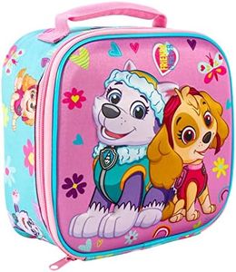 Zawadi Global Paw Patrol Girl 3D Rectangular Insulated Lunch Box Bag for Boys and Girls, Perfect Size for Packing Hot or Cold Snacks for School and Travel, BPA Free