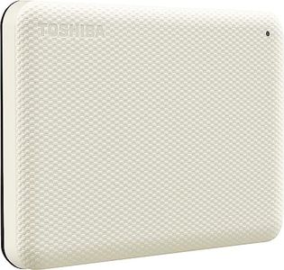 Toshiba Canvio Advance V10 2TB USB 3.0 Portable External Hard Drive, White