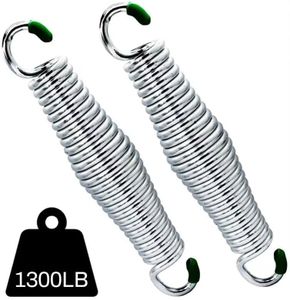 LONGADS 2Pack Premium Porch Swing Springs, Silver