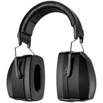 ProCase Extra Large SNR 37dB Noise Cancelling Headphones, Adult Ear Defenders NRR 35dB for Ear Protection Protectors -Black