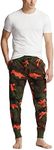 Polo Ralph Lauren Mens Rib Waistband Knit Sleepwear Joggers, Camo Pop Print, Small