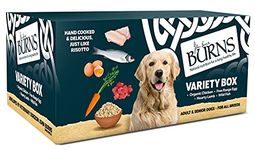 Burns Pet Natural Nutrition Adult & Senior Wet Dog Food Variety Box Chicken, Egg, Lamb & Fish, 150 g (Pack of 12)