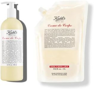 Kiehl's Creme de Corps Duo, Rich, Luscious Body Lotion, with Cocoa Butter and Shea Butter for Fast Absorbing Hydration - Value Bundle