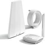 Cell Phone Booster for House Cottage on band13/12/17/5/4/2/25 5G 4G LTE - Compatible with All Canadian Carriers - High Gain Antenna Cell Phone Signal Booster Supports Up to 1,500 sq ft | ISED Approved