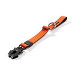 BullyBillows Traffic Dog Lead | Short Handle for Tight Control and Safety | Padded, Robust and Ideal for Car and Walks (Orange)