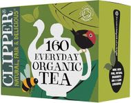 Clipper Organic Everyday Teabags, Black Tea Bags, Natural, Unbleached, Plant-Based Biodegradable & Sustainable Teabags, Eco Conscious & Non GM Tea (480 Teabags)