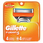 Gillette Fusion5 Men's Razor Blade Refill Cartridges, 4 Count