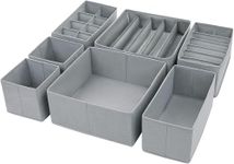 DIMJ 7 Pack Dresser Drawer Organise