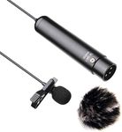 Nicama Phantom Power XLR Lavalier Lapel On Microphone for Canon Sony Panasonic Camcorders Zoom H4n H5 H6 Tascam DR-40 DR-60D DR-70D DR-100 Audio Recorders Mixer