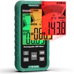 ERICKHILL EMF Detector, 3 in 1 Portable EMF Meter and Radiation Detector for RF, EF, MF, & WiFi Signal– EMF Reader with 3-Color Sound‑Light Alarm, Rechargeable Battery for Home, Office & Ghost Hunting