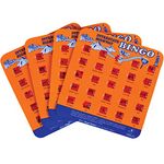 Orange Interstate Highway Backseat Bingo Pack of 4 Unique Bingo Cards (Great For: Family Vactions, Car Rides, and Road Trips!)