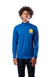 Ultra Game Men's NBA Quarter Zip Long Sleeve Pullover T-Shirt