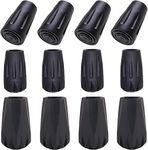 Rubber Tips for Trekking Poles,12Pcs Walking Poles Rubber Tips,Trekking Pole Tips Replacement,Trekking Pole Tips Replacement Feet Rubber Ends Caps,Walking Stick Tips Hiking Pole Tips Rubber Tips