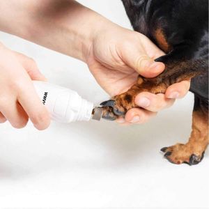 Pet Nail Grinder with LED Light – 2-Speed Electric Trimmer