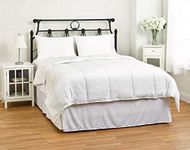 Elegant Comfort Luxury Goose Down Alternative Double Fill Comforter, Full/Queen, White