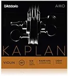 D'Addario Kaplan Amo Violin Strings - Full Set - KA310 4/4L - Violin Strings - 4/4 Scale, Light Tension