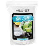 Aromasong Low Sodium Sea Salt - 100% Natural - 68% Less Sodium - Bulk 2.43 Lb Bag - Fine Grain Dead Sea Potassium Chloride with Dead Sea Salt - Used As Table Salt Substitute For Low Sodium Diet