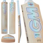 Gunn & Moore GM Cricket Bat | Kryos Original L.E. | Prime English Willow | DXM, ToeTek and NOW! | Full Size Short Handle Suitable for Players 175cm / 5' 9" & over