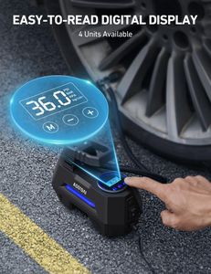 AstroAI 12V Tyre Inflator – Portable Air Compressor Pump for Car