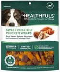 Healthfuls Chicken Wrapped Sweet Potato Dog Treats, 16oz