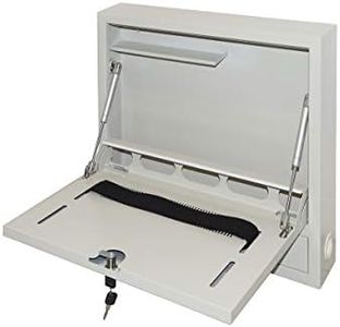 LINK ARMADIO A MURO PER LAPTOP CON CHIUSURA A CHIAVE COLORE GRIGIO CON PISTONI
