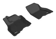 3D MAXpider Custom Fit Kagu Floor Mat (Black) Compatible with Nissan Leaf 2013-2019 - Front Row