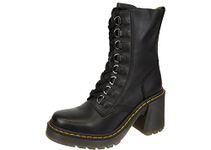 Dr. Martens Men's Lace Fashion Boot, Black Sendal Nappa, 6 UK