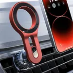 LISEN for iPhone 16 MagSafe Car Mount, [Quick Install] Ultra Magnetic Long Arm Mag Safe Car Phone Holder Vent, Car Accessories Fit for iPhone 16 Pro Max 15 14 13 12 Plus Mini Men Women, Red