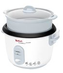 Tefal RK1011 Rice Cooker with Steamer Insert, White