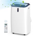 Joy Pebble Portable Air Conditioner 14000 BTU for Room,3-in-1 AC Unit with Fan&Dehumidifier Cools 700 sq.ft,Portable AC with Remote Control,3 Fan Speeds, 24H Timer,Dehumidifie 73 pints/day