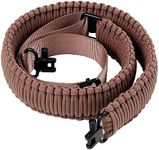 VVAAGG Two-Point Paracord Gun Sling with Swivels, Non-Slip 2 Point Rifle Sling with Quick Adjustable Length Shotgun Strap