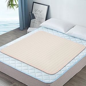 Bed Pee Pads for Incontinence Washable, 40"x 55" Large Reusable Waterproof Soft Pee Pads for Urine Adults, Elderly, Seniors, Women, Kids & Pets - Rayon Fiber Protective Pad for Bed, Couch, Sofa-Beige
