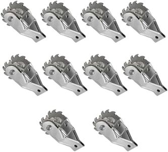 10Pcs Inline Ratchet Wire Strainer Fence Wire Strainer Tensioner Heavy Duty Galvanised Steel Wire Strainer Ratchet Tensioner for Farm Fencing