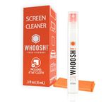 WHOOSH! Eye Glasses Cleaner Spray - 8 ml + 1 Microfiber Cleaning Cloth - Travel Size Eyeglass Cleaner for Sunglasses, Laptop Screen Cleaner for MacBook, Computer, Monitor - Glasses Cleaning Kit