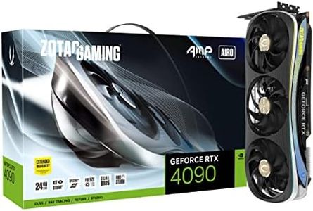 ZOTAC Gaming GeForce RTX 4090 AMP Extreme AIRO 24GB GDDR6X 384-bit 21 Gbps PCIE 4.0 Graphics Card, IceStorm 3.0 Advanced Cooling, Spectra 2.0 RGB Lighting, ZT-D40900B-10P