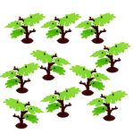 3A Featuretail Artificial Mini Tree for 3-D Models, Project Making, Hobby Crafts, Bird House (10 Pieces)