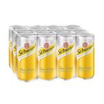 Schweppess Tonic Water Pleasant, Smooth And Refreshing Drink With A Taste Of Bitterness At The End 330 ml (Pack of 12 cans) Imported