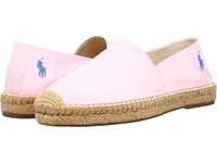 Polo Ralph Lauren Mens Cevio Canvas Loafers, Carmel Pink/Blue Pp, 6.5 UK