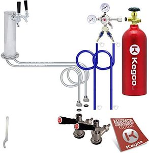 Kegco BF 2STCK-5T Conversion Kit, 2 Faucet with Tank, Standard