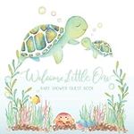 Baby Shower Guest Book: Sea Turtle 