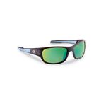 FLYING FISHERMAN LAST CAST POLARIZED SUNGLASSES (BROWN FRAME/AMBER-GREEN MIRROR LENS)