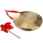 MILISTEN 1 Set Copper Gong Drum boy toy outdoor toys Chinese Gong Chinese Gong desktop Accessories