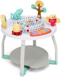 Poit 5-in-1 Activity Center, Tummy Time, Activity Center, Baby Balance Board, Toddler Activity Table, Table and Chair, Activity Center for Baby with 360° Rotating Seat, 3 Adjustable Height. 4M+