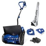 Snow Joe 24V Cordless Electric Snow Shovel Kit w/Cover & Scraper, 13" Clearing Path, 400W Motor - Heavy-Duty Snow & Ice Removal for Driveway & Walkway, 24V-SS13-TV1