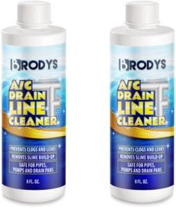 Brodys - A/C HVAC Drain Line Cleaner, 8oz Bottle, (Great to use at home, in the office, at restaurants and large commercial buildings), AC Drain Line Condensate Cleaner (2 Pack)